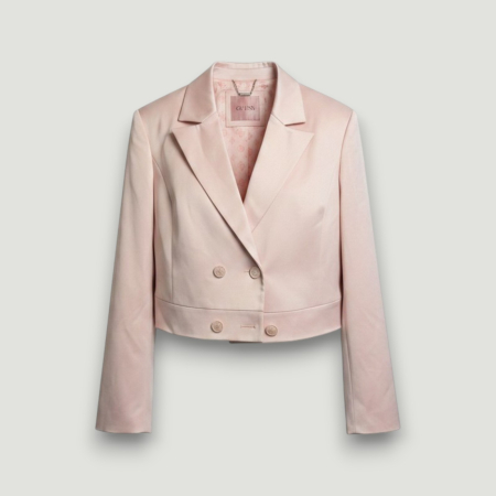 Sacou Guess Damă Roz Pudrat – Elegant, Cropped, Original | Outlet Original | BeNut Style [1]