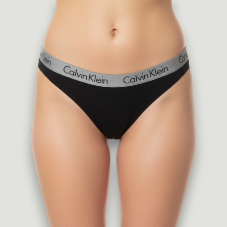 Chiloți Damă Set Calvin Klein – Model tanga cu Logo-detalii logo, colecție outlet [2]