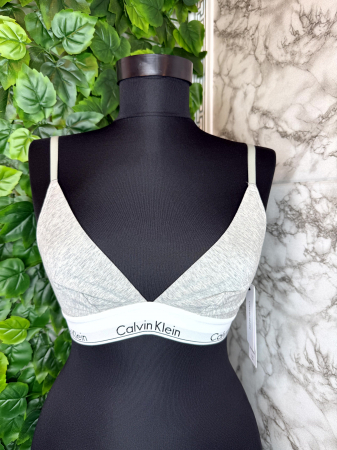 LENJERIE INTIMĂ - Sutien damă Calvin klein original, logo distinctiv, colecție outlet