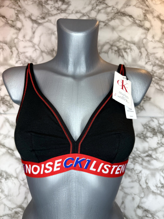 LENJERIE INTIMĂ - Sutien damă Calvin klein original, logo distinctiv, colecție outlet