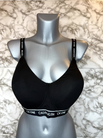 LENJERIE INTIMĂ - Sutien damă Calvin Klein original, logo distinctiv, colecție outlet