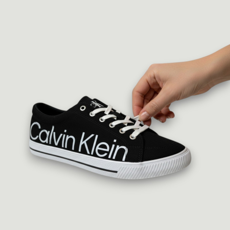 Teniși bărbați Calvin Klein alb-negru - model modern, colecție outlet [5]