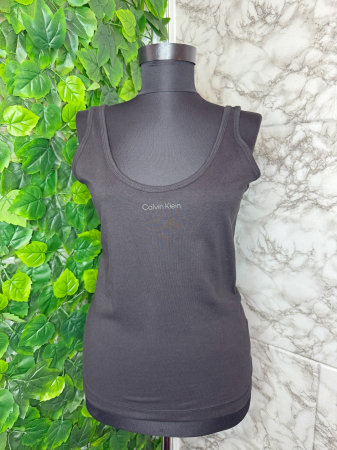 TRICOURI - Top damă Calvin Klein Negru, Logo
