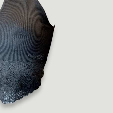 Top damă negru Guess original, logo distinctiv, colecție outlet [1]