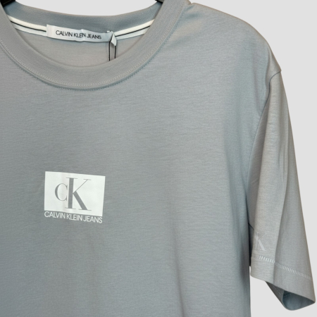 Tricou Calvin Klein Jeans Alb Logo Alb [2]