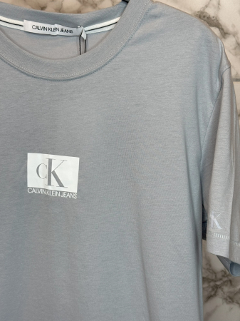 Tricou Calvin Klein Jeans Alb Logo Alb [2]