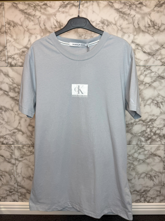 Tricou Calvin Klein Jeans Alb Logo Alb [1]