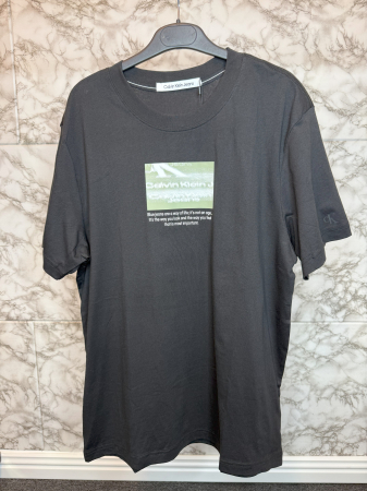 Tricou Calvin Klein Jeans Negru Logo Multicolor [1]