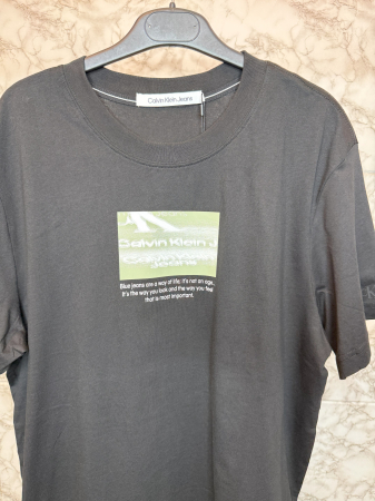 Tricou Calvin Klein Jeans Negru Logo Multicolor [2]