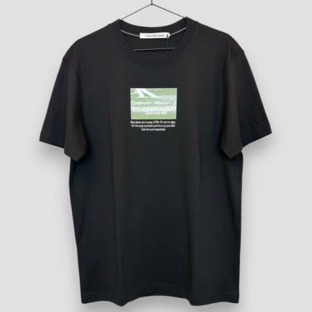 Tricou Calvin Klein Jeans Negru Logo Multicolor [1]