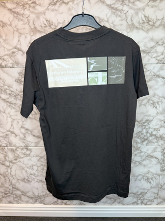 Tricou Calvin Klein Jeans Negru Logo Multicolor [3]