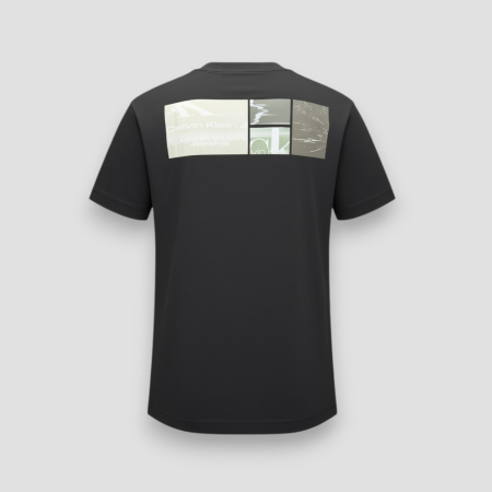 Tricou Calvin Klein Jeans Negru Logo Multicolor [1]