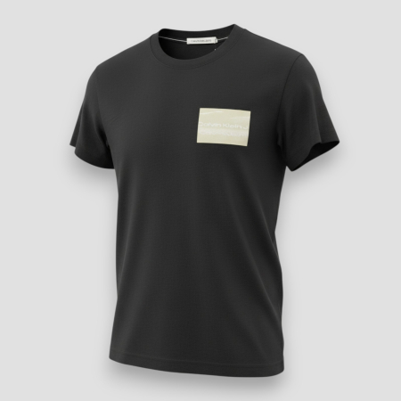 IMBRĂCĂMINTE BĂRBATI - Tricou Calvin Klein Jeans Negru Logo Multicolor