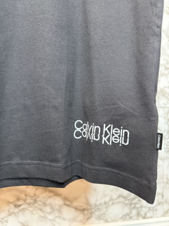 Tricou Calvin Klein Negru Logo Alb [3]