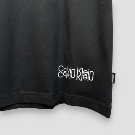 Tricou Calvin Klein Negru Logo Alb [3]