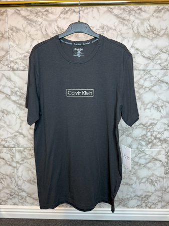 Tricou Calvin Klein Negru Logo Alb [2]