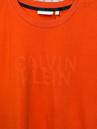 Tricou Calvin Klein Jeans Portocaliu cu Logo [1]