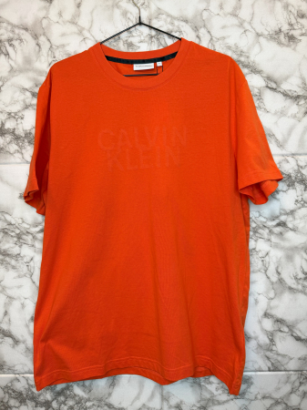 IMBRĂCĂMINTE BĂRBATI - Tricou Calvin Klein Jeans Portocaliu cu Logo