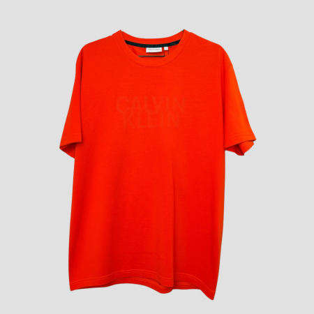 IMBRĂCĂMINTE BĂRBATI - Tricou Calvin Klein Jeans Portocaliu cu Logo