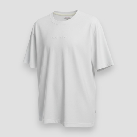 IMBRĂCĂMINTE BĂRBATI - Tricou Guess Barbati ALB, casual