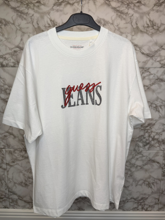 Tricou Guess Barbati alb, casual [3]