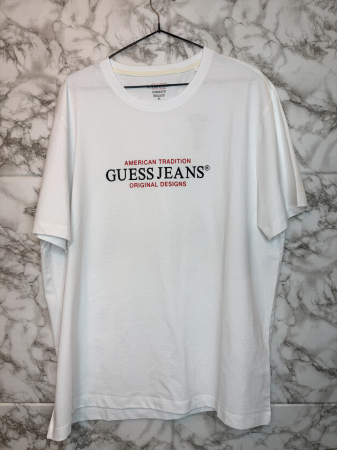 IMBRĂCĂMINTE BĂRBATI - Tricou Guess Barbati ALB, casual