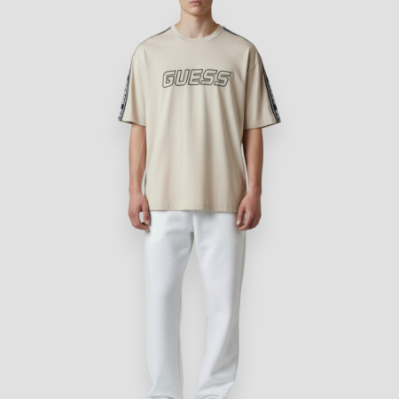 IMBRĂCĂMINTE BĂRBATI - Tricou Guess Barbati BEJ,  casual