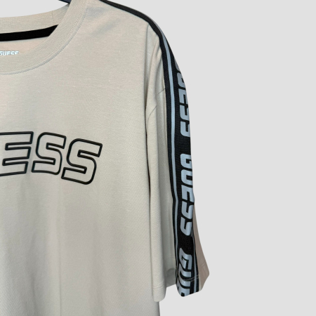 Tricou Guess Barbati BEJ,  casual [4]