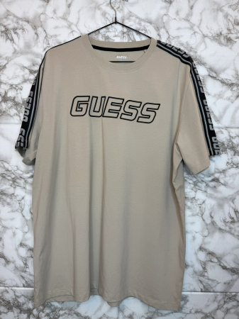 IMBRĂCĂMINTE BĂRBATI - Tricou Guess Barbati BEJ,  casual
