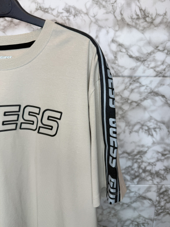 Tricou Guess Barbati BEJ,  casual [2]