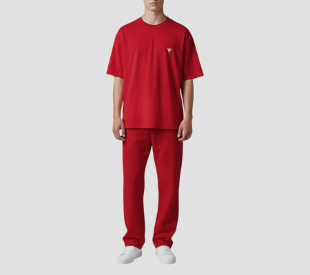 IMBRĂCĂMINTE BĂRBATI - Tricou Guess Barbati rosu, casual