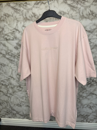 IMBRĂCĂMINTE BĂRBATI - Tricou Guess Barbati ROZ, casual