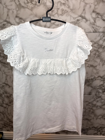 Tricou copii Guess alb [3]