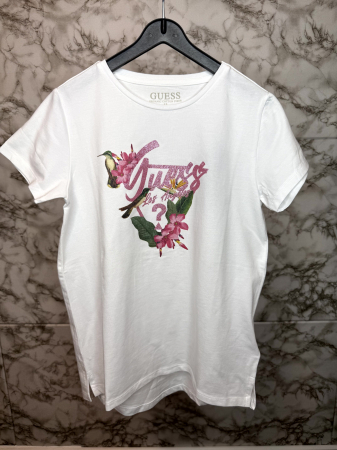 IMBRĂCĂMINTE COPII - Tricou copii Guess alb