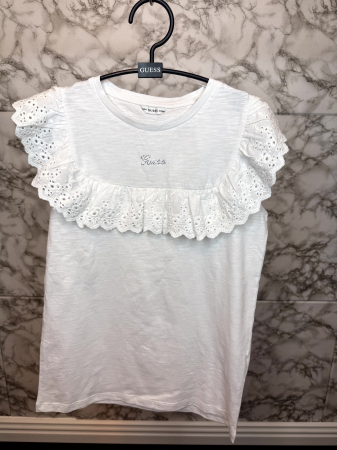 Tricou copii Guess alb [2]