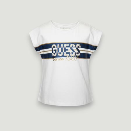 TRICOURI - Tricou copii Guess alb