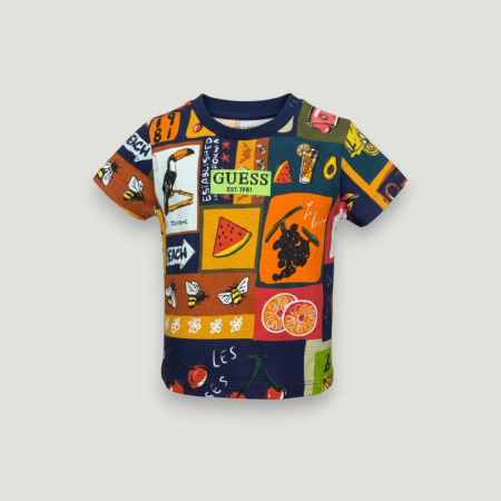 TRICOURI - Tricou copii Guess multicolor