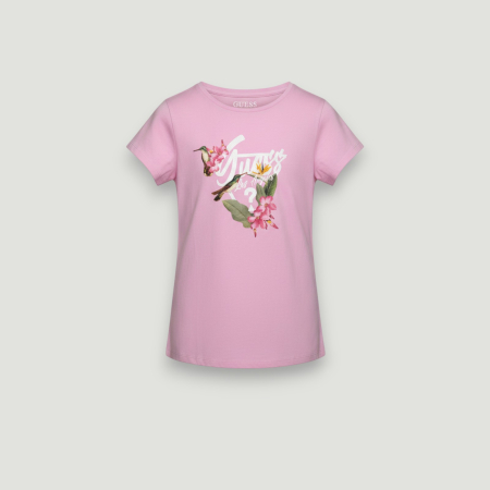 TRICOURI - Tricou copii Guess roz