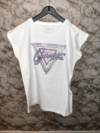 IMBRĂCĂMINTE COPII - Tricou copii Guess alb