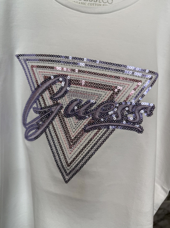 Tricou copii Guess alb [2]
