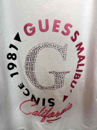 Tricou copii Guess alb [2]