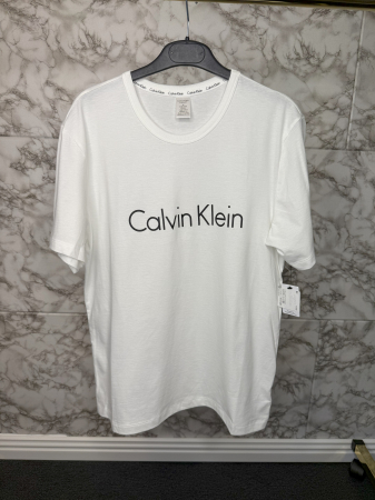 Tricou damă Calvin Klein Alb Logo [3]