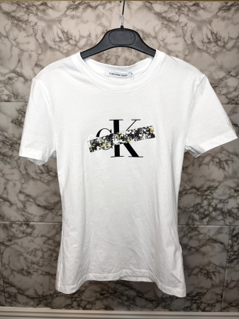 TRICOURI - Tricou damă Calvin Klein alb