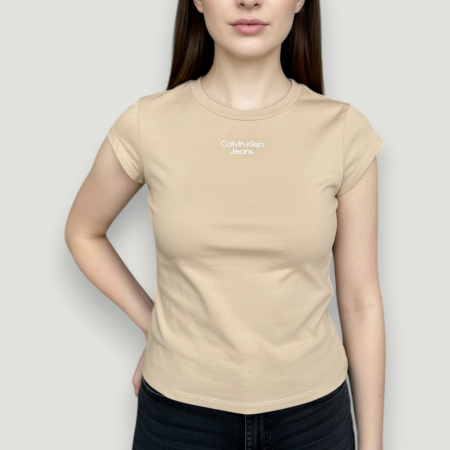 IMBRĂCĂMINTE DAMĂ - Tricou damă Calvin Klein maro