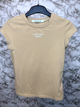 Tricou damă Calvin Klein maro [1]