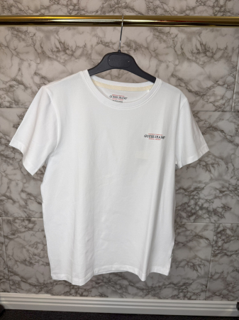 Tricou damă Guess Alb, Logo [1]