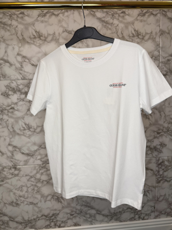 Tricou damă Guess Alb, Logo [3]