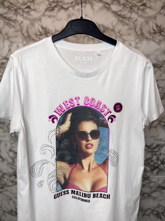 Tricou Dama Guess Alb, Marimea S [2]