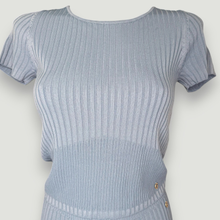 Tricou damă Guess Albastru Logo [1]