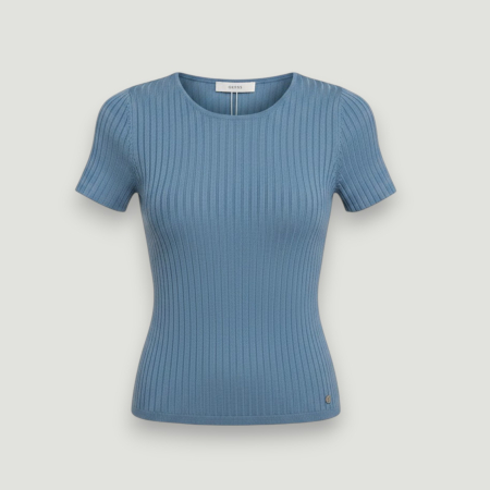 TRICOURI - Tricou damă Guess Albastru Logo